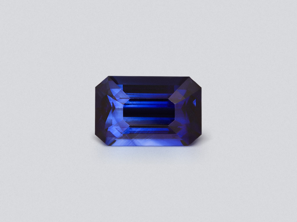 Сапфир Royal Blue в огранке октагон 6,05 карат, Шри-Ланка  Изображение №1