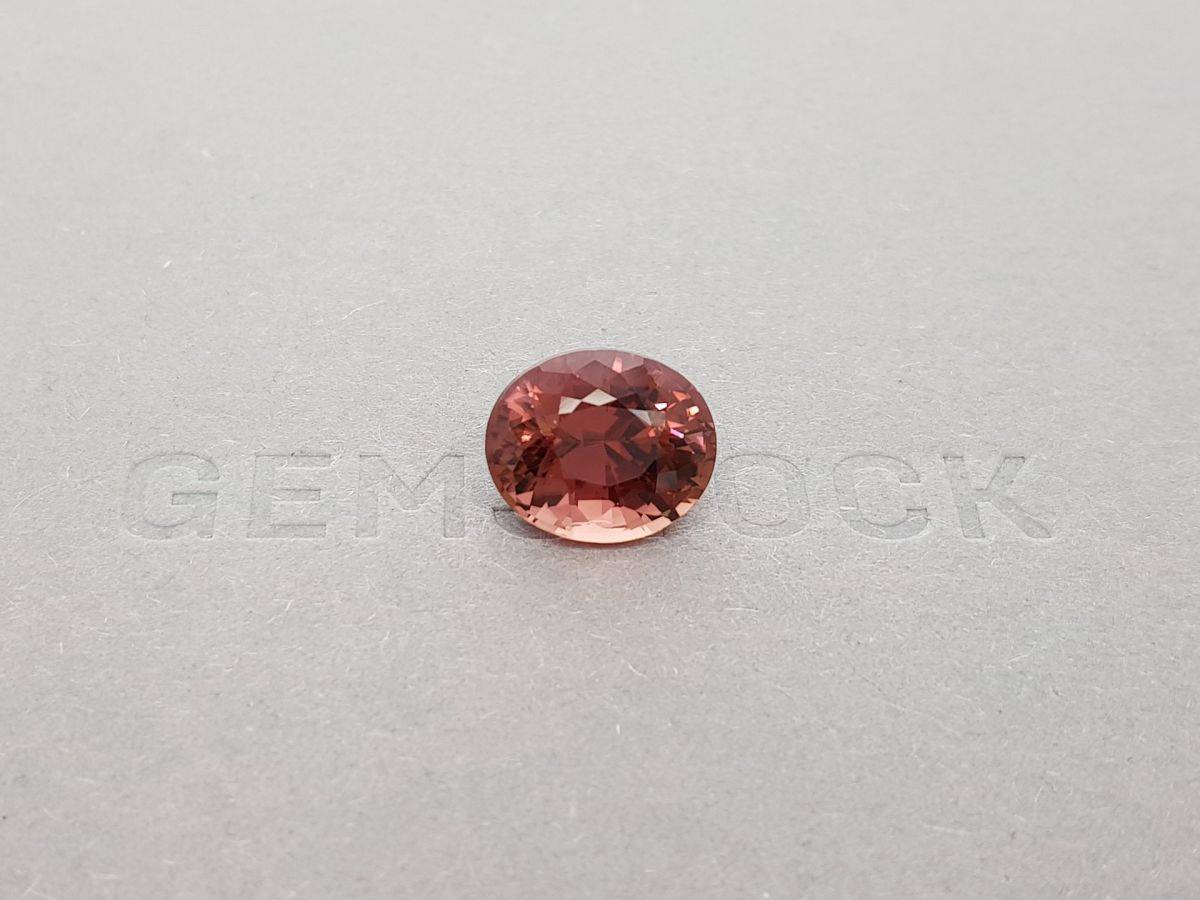Африканский негретый оранжево-розовый турмалин 6,11 карат фото №1